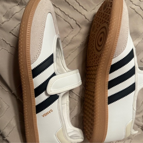 adidas Classic Samba Mary Jane Sneakers in Cloud White/Alumina/Core Black NWT - Picture 12 of 15